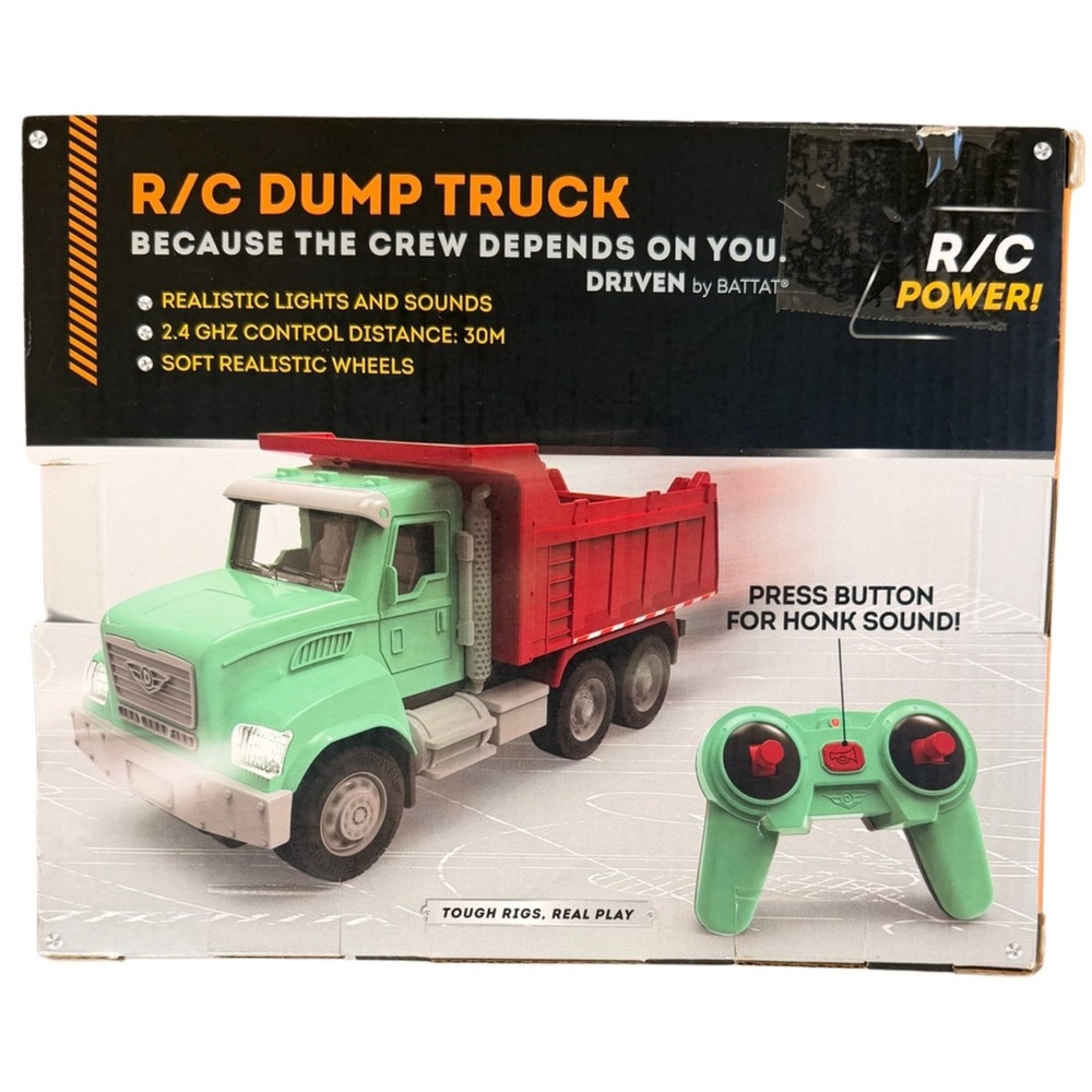 Driven by Battat Micro Series Remote Control Dump Truck with Lights & Sounds - Picture 12 of 16
